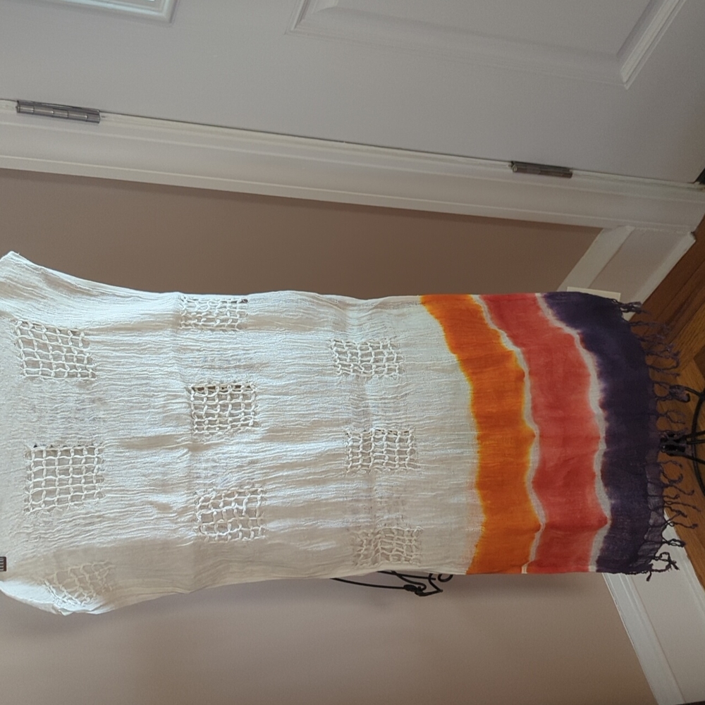 Nwt linen wrap scarf